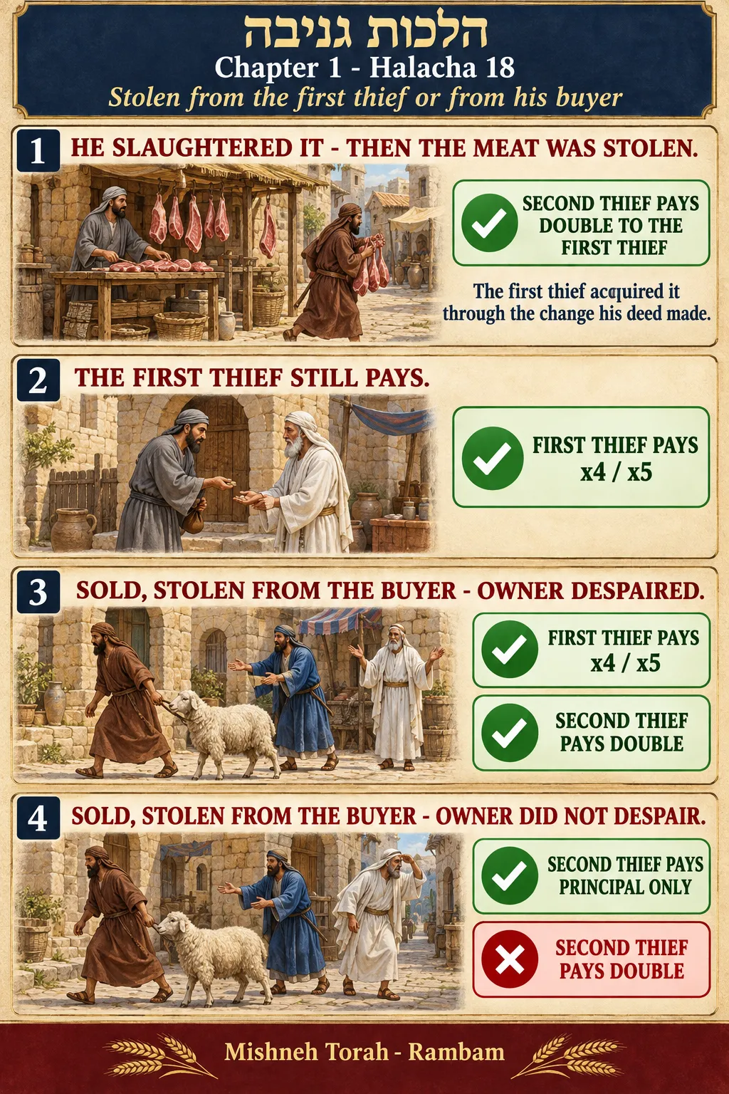 Infographic for halacha 1:18