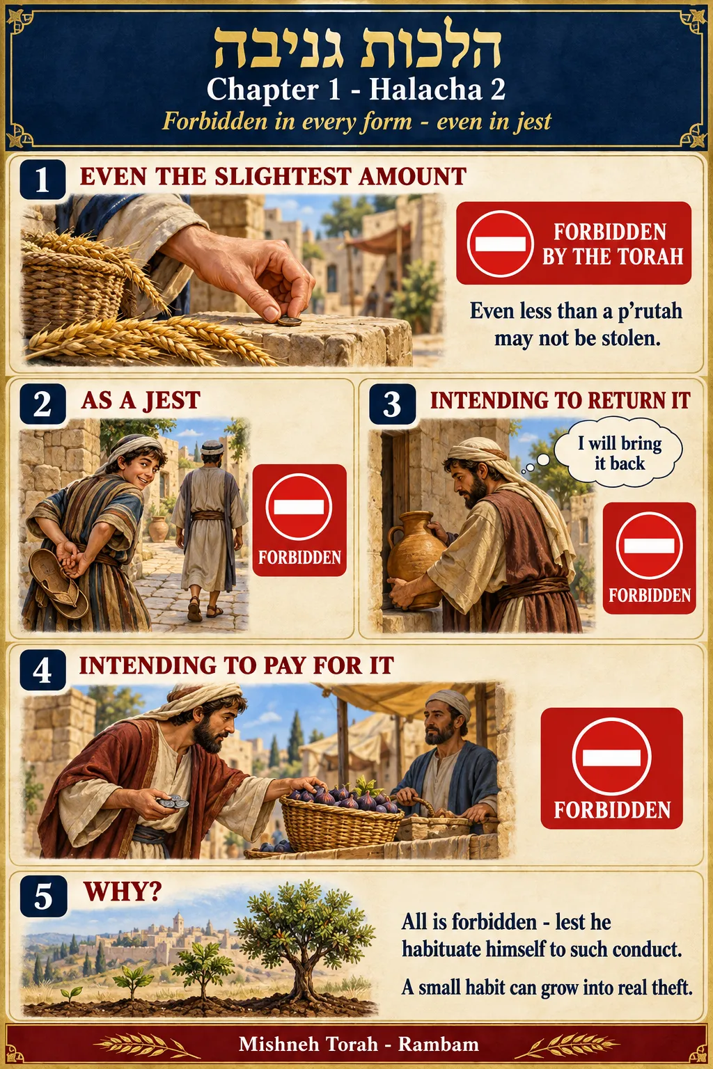 Infographic for halacha 1:2