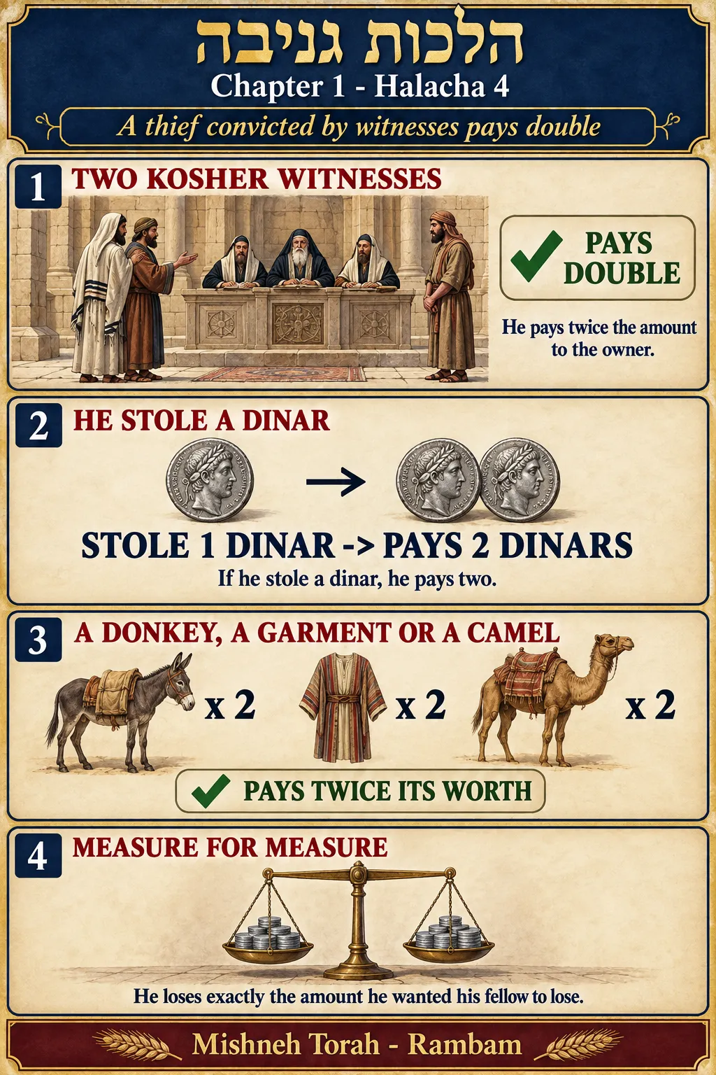 Infographic for halacha 1:4
