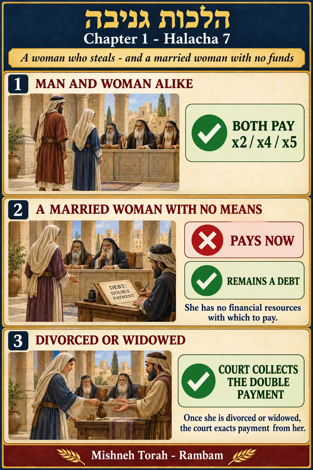 Infographic for halacha 1:7