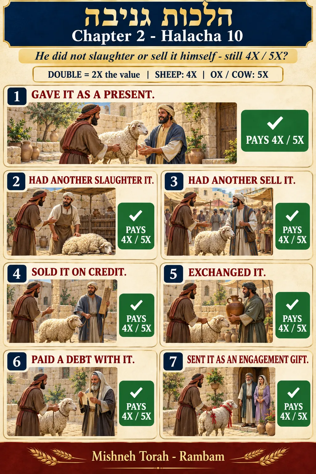 Infographic for halacha 2:10