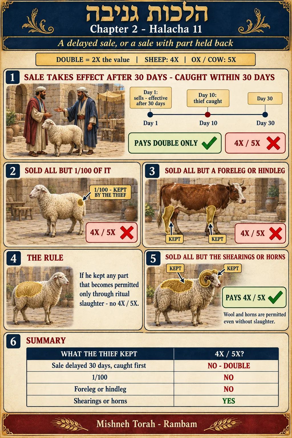 Infographic for halacha 2:11