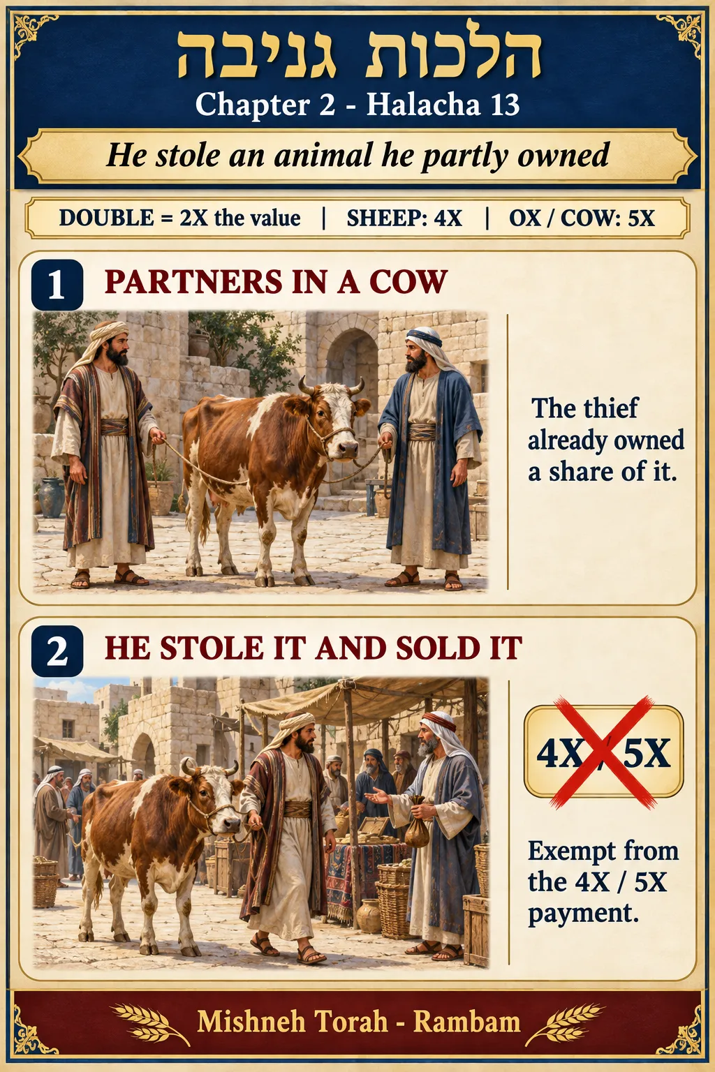 Infographic for halacha 2:13