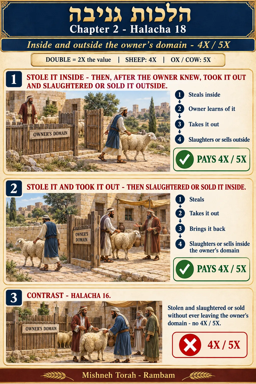 Infographic for halacha 2:18