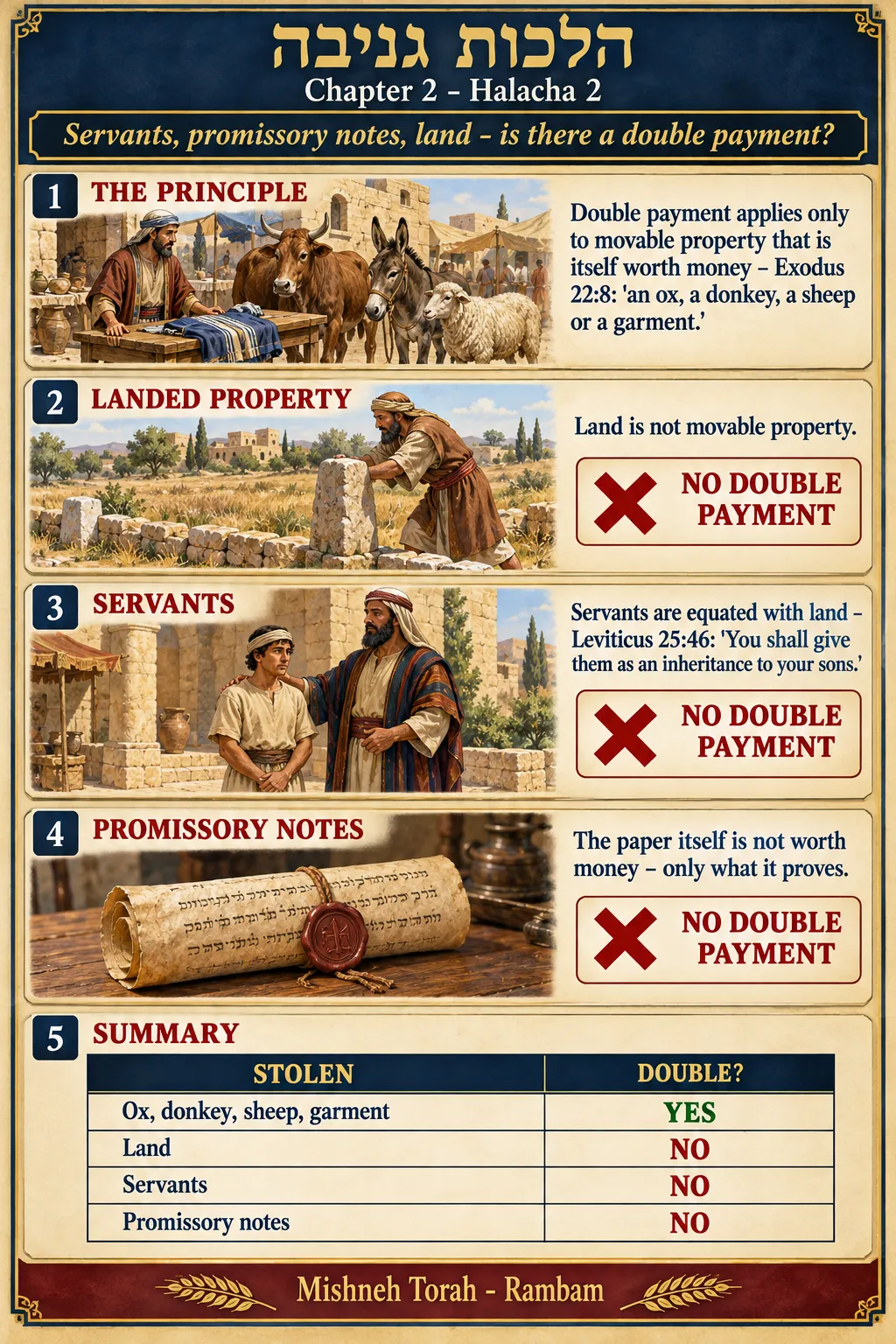 Infographic for halacha 2:2