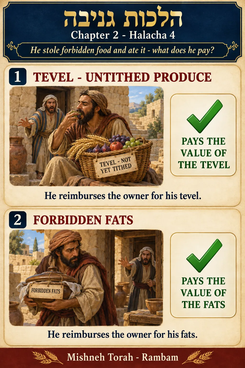 Infographic for halacha 2:4
