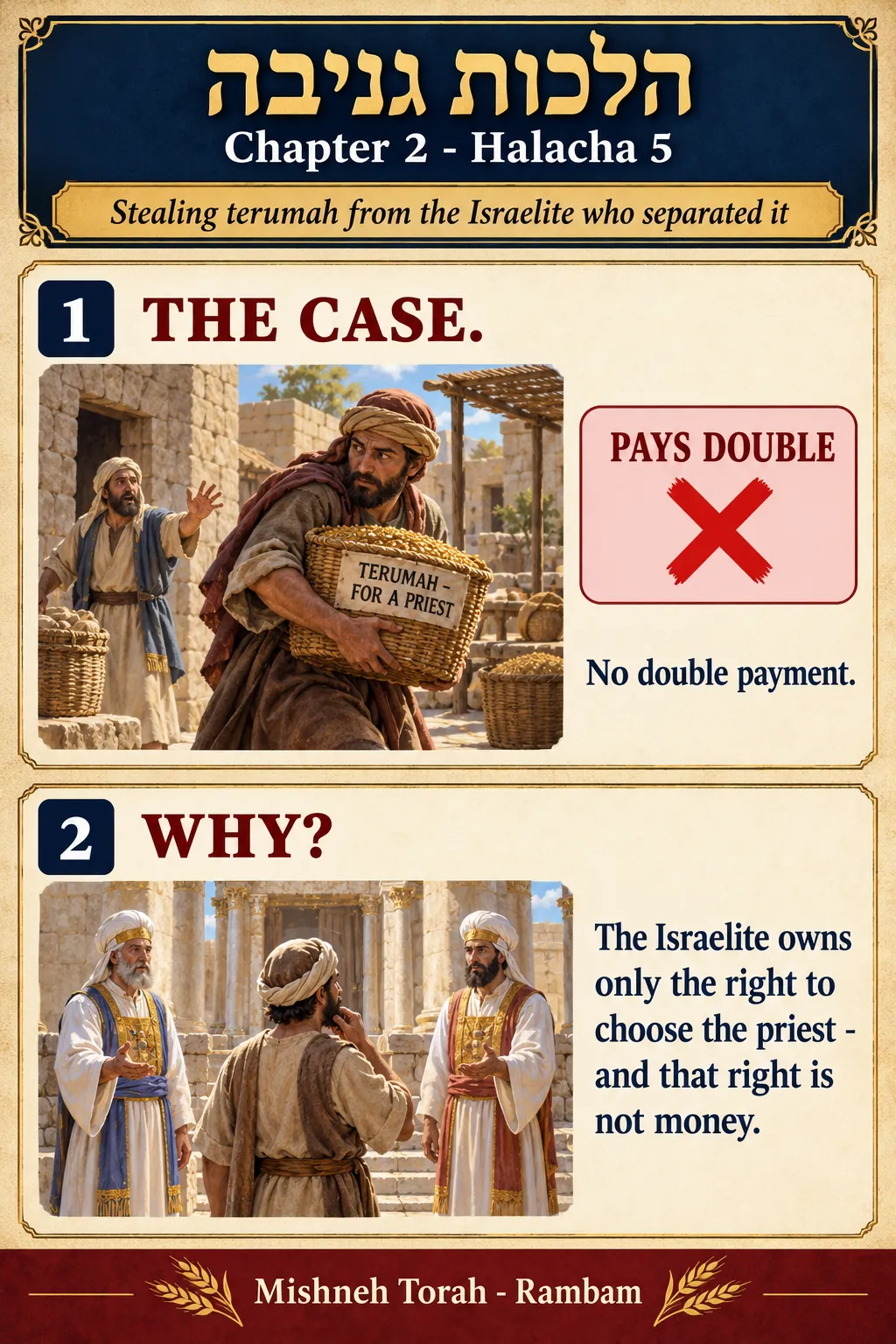 Infographic for halacha 2:5