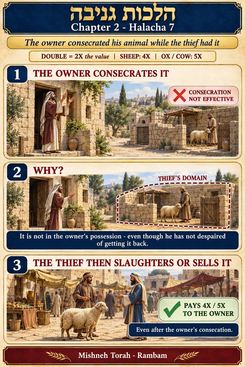 Infographic for halacha 2:7
