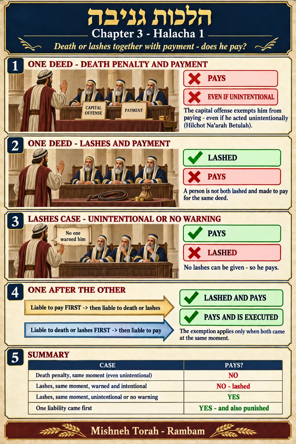 Infographic for halacha 3:1