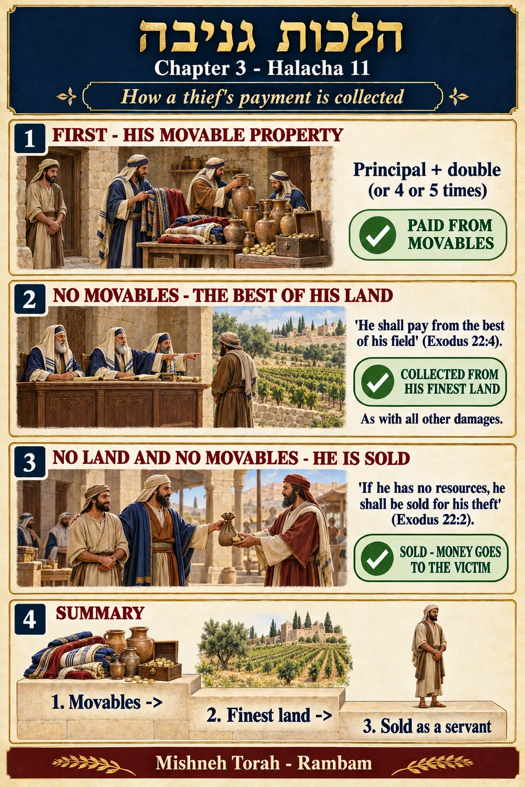 Infographic for halacha 3:11