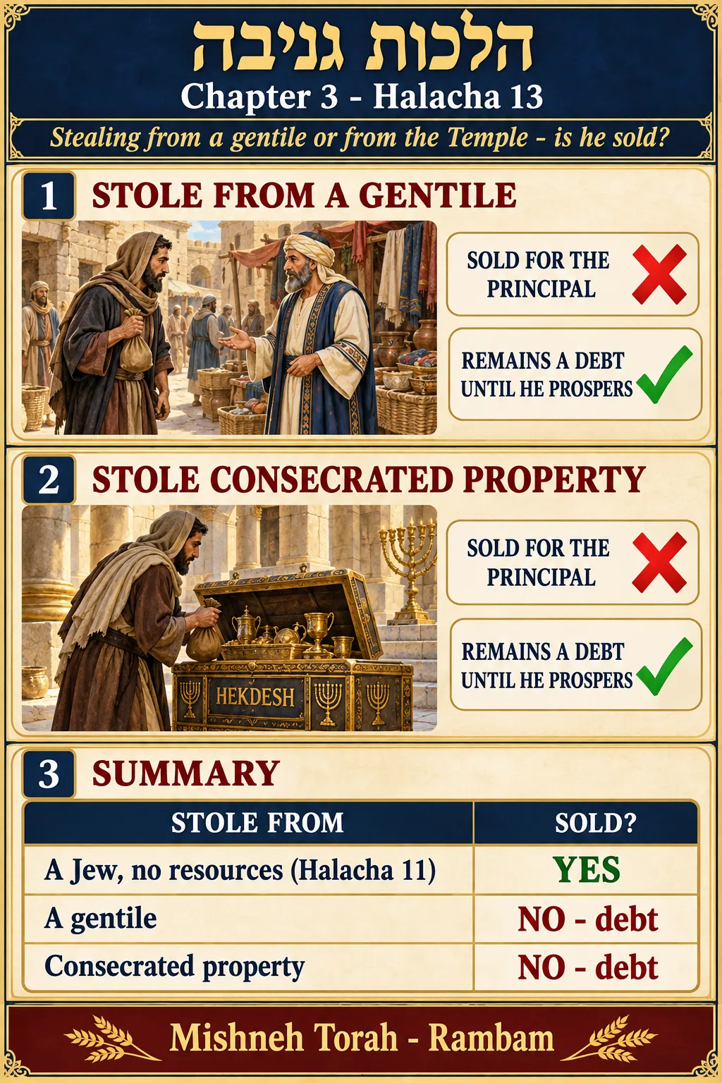 Infographic for halacha 3:13