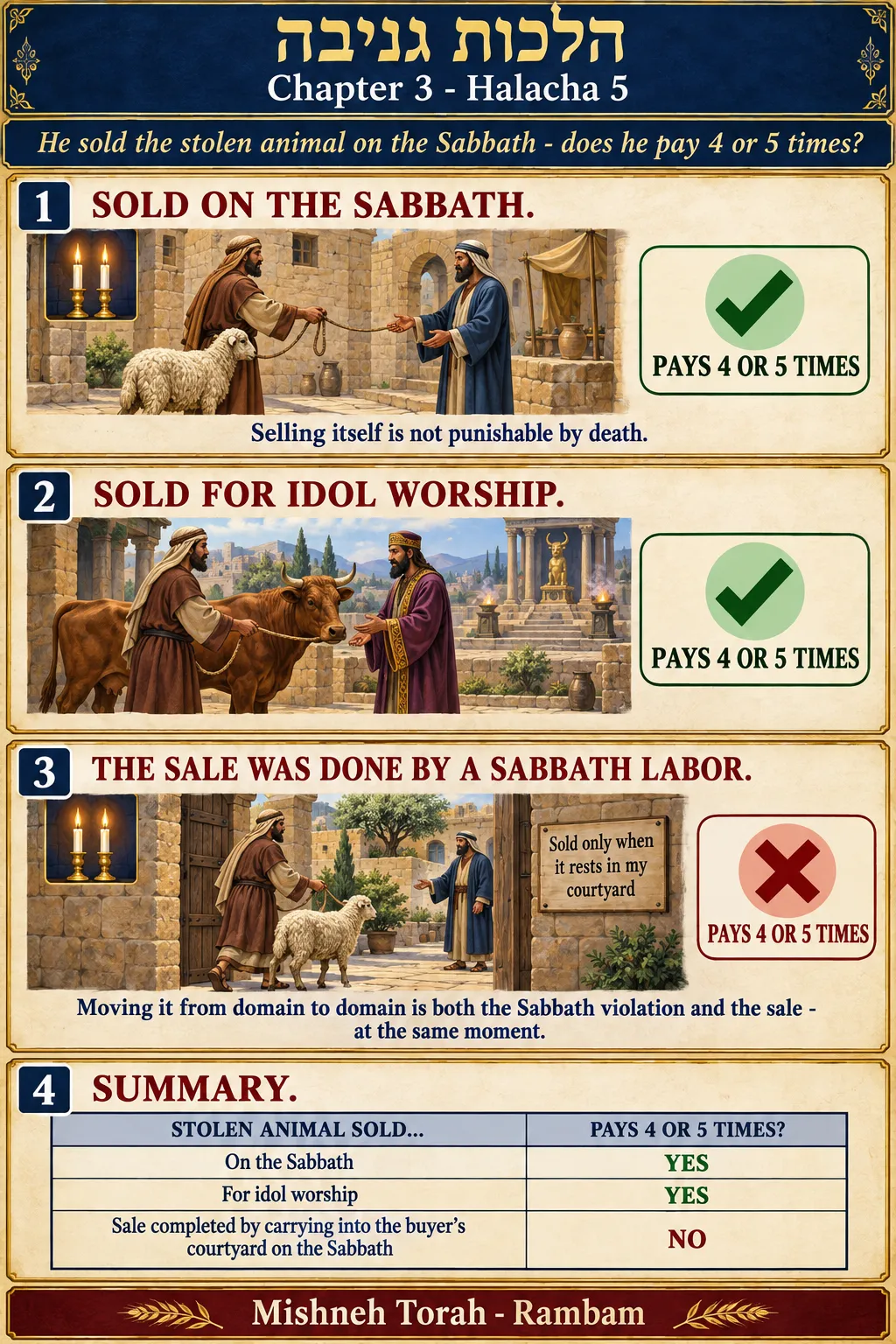 Infographic for halacha 3:5