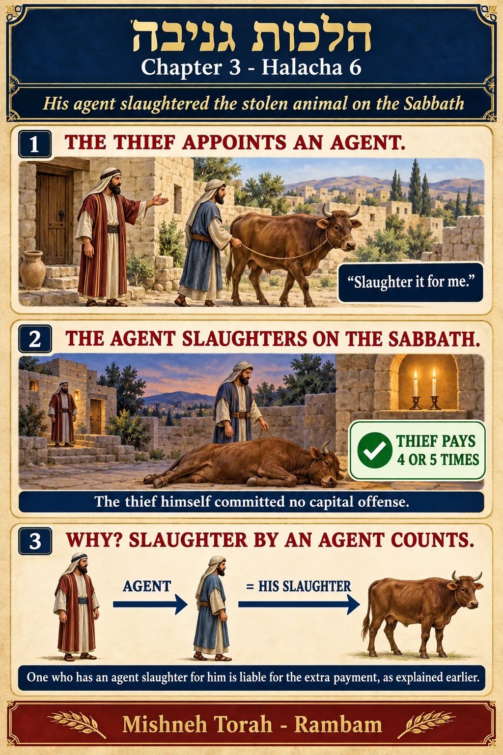 Infographic for halacha 3:6