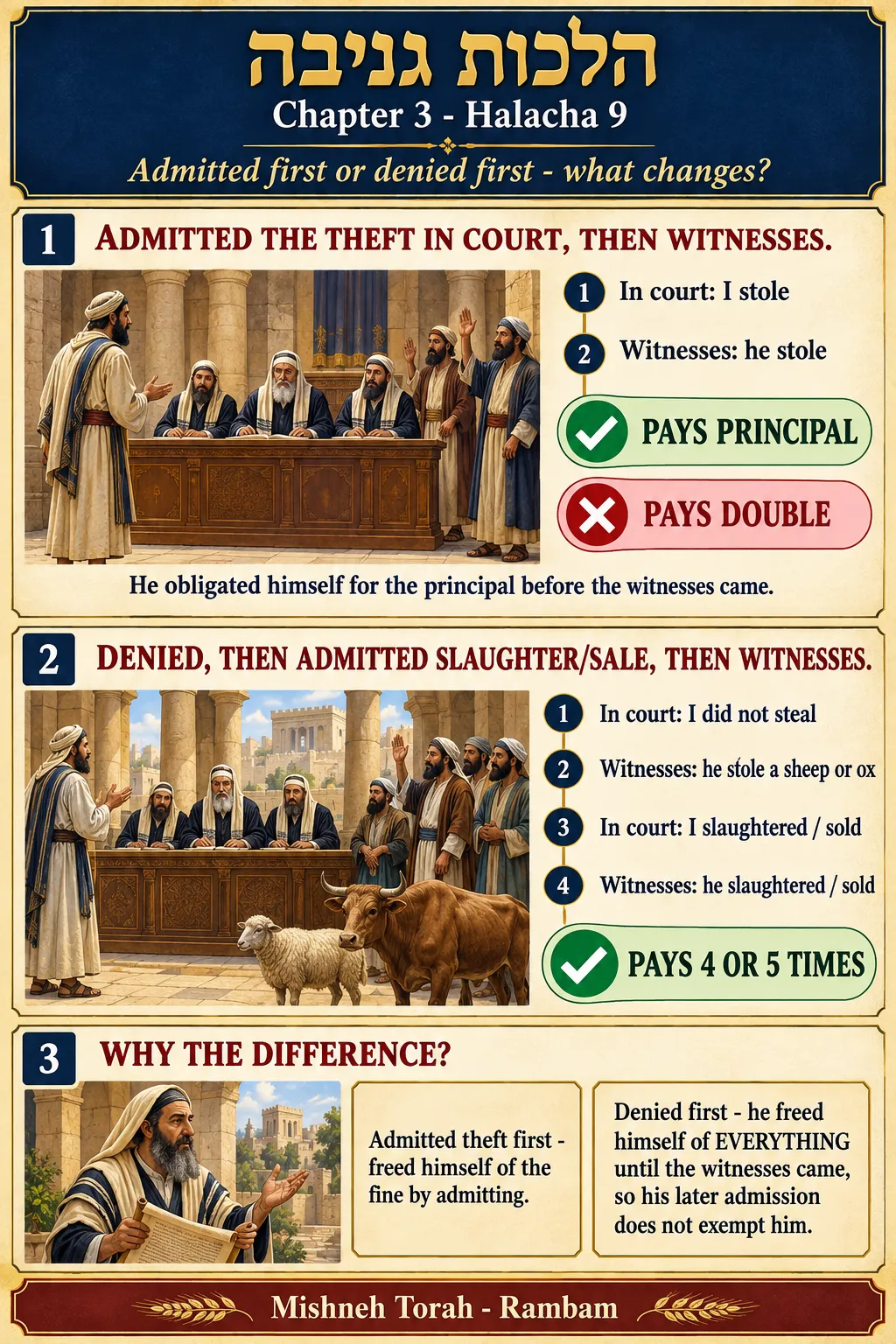 Infographic for halacha 3:9