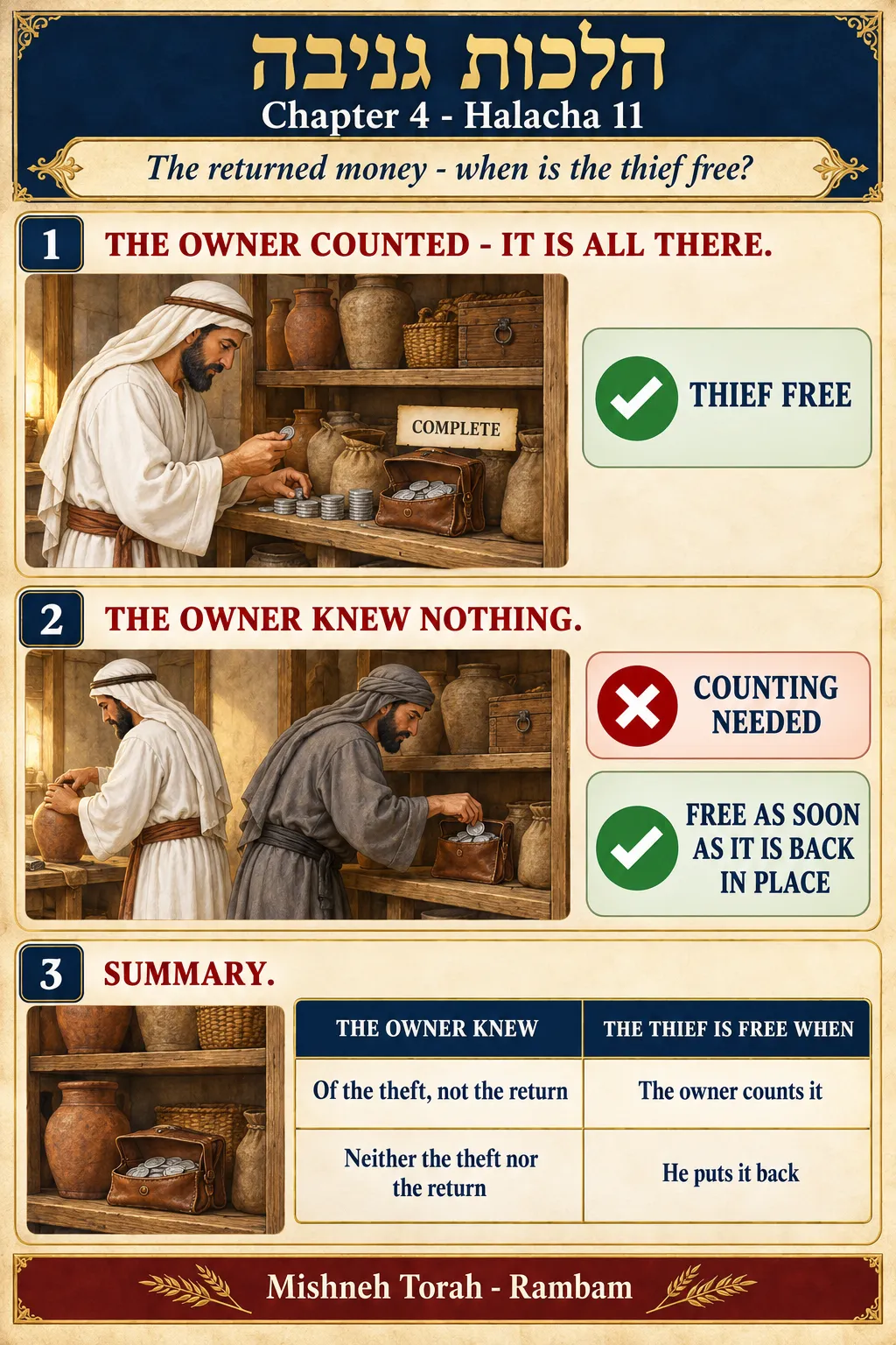 Infographic for halacha 4:11