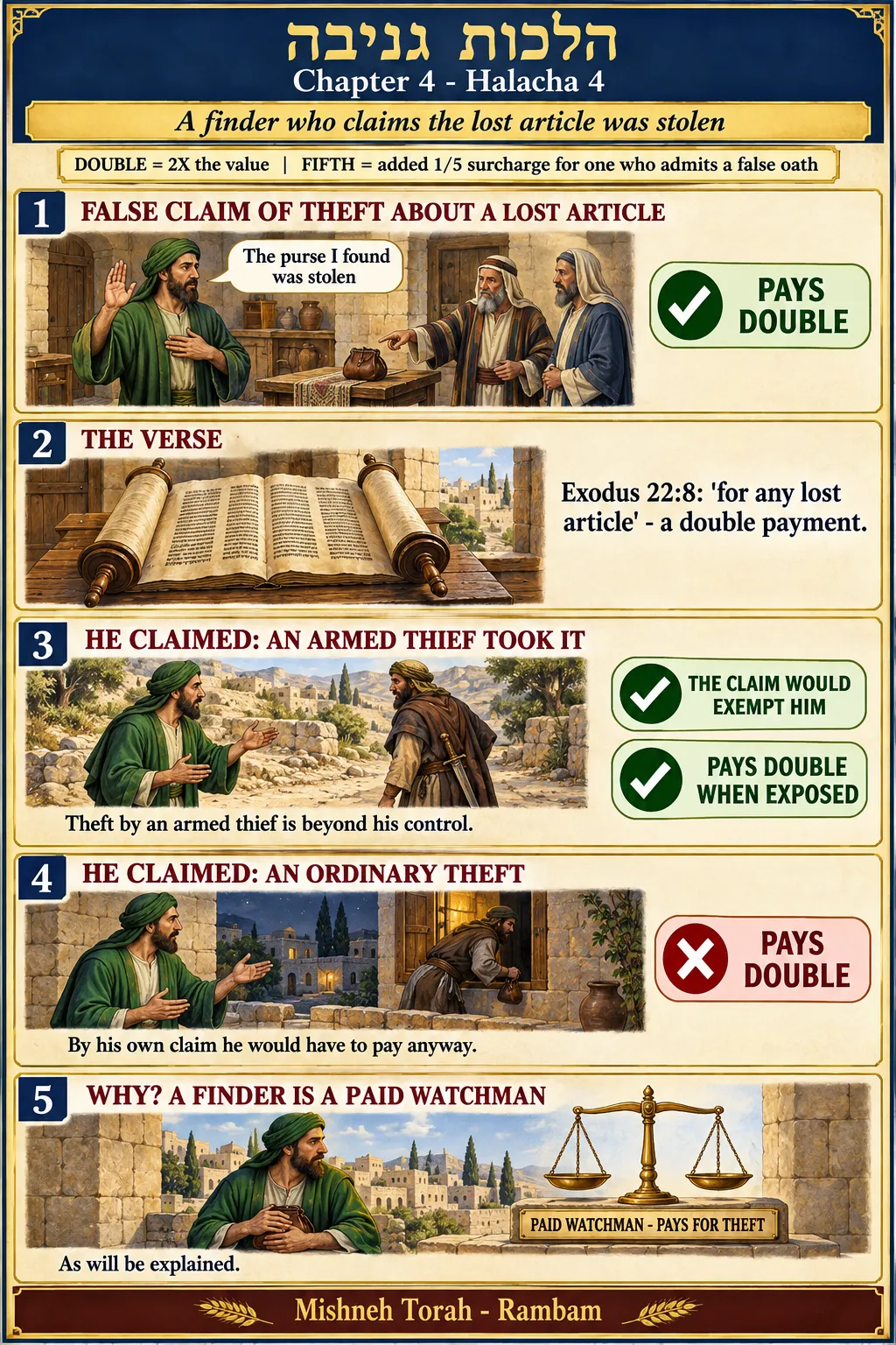Infographic for halacha 4:4