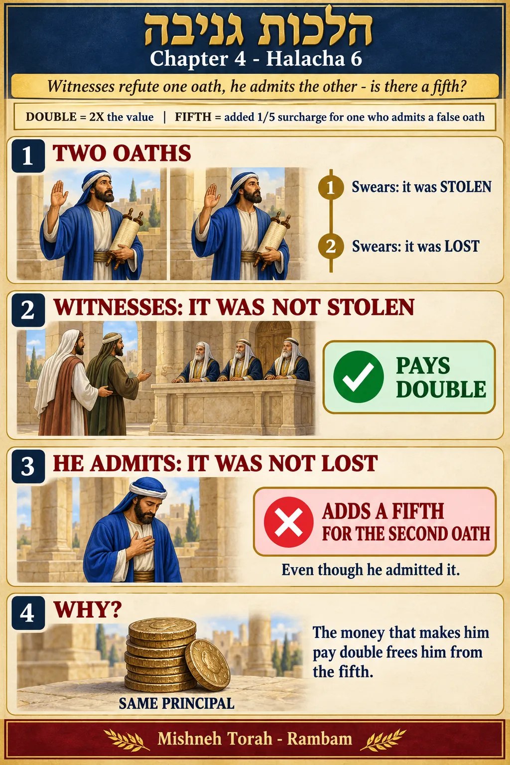 Infographic for halacha 4:6