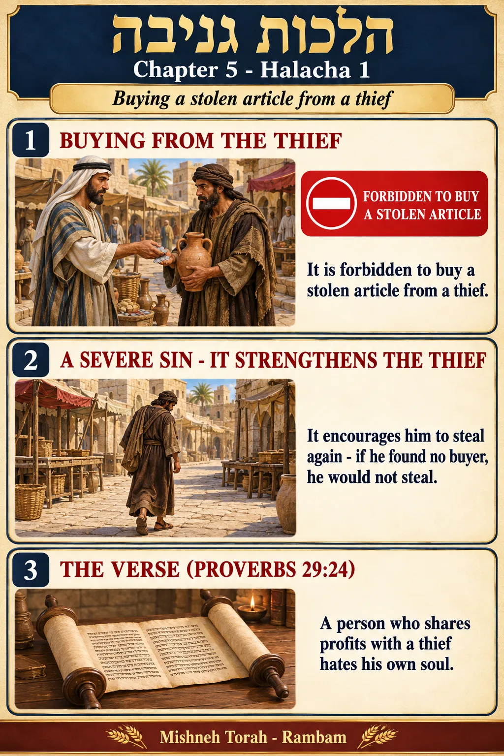 Infographic for halacha 5:1