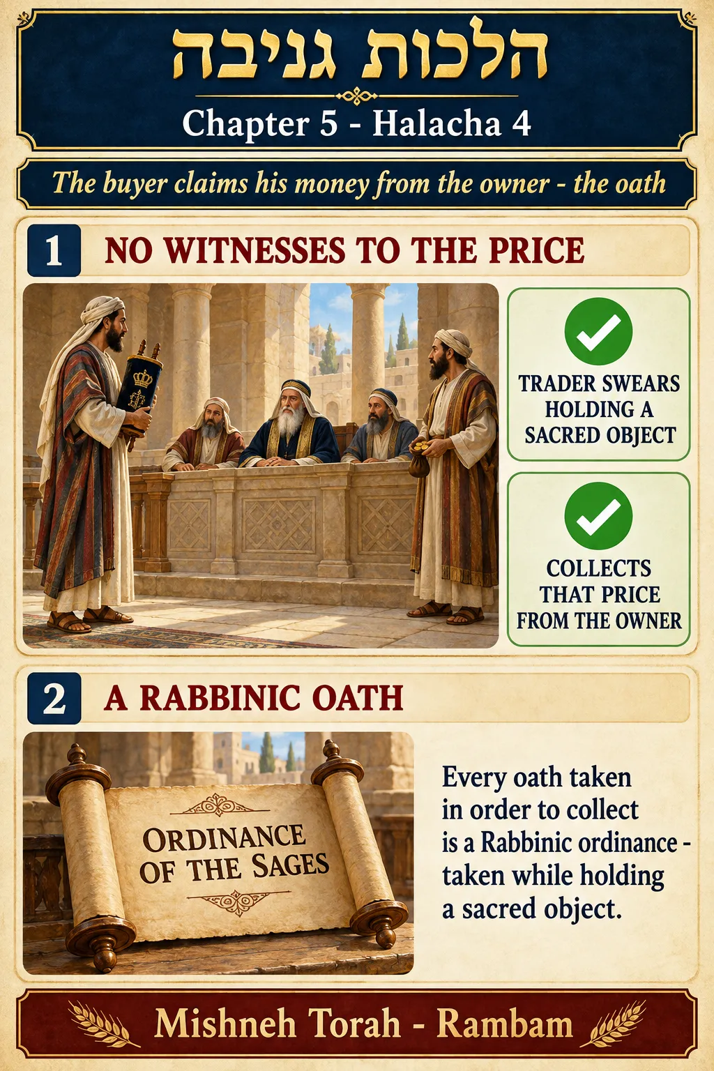 Infographic for halacha 5:4