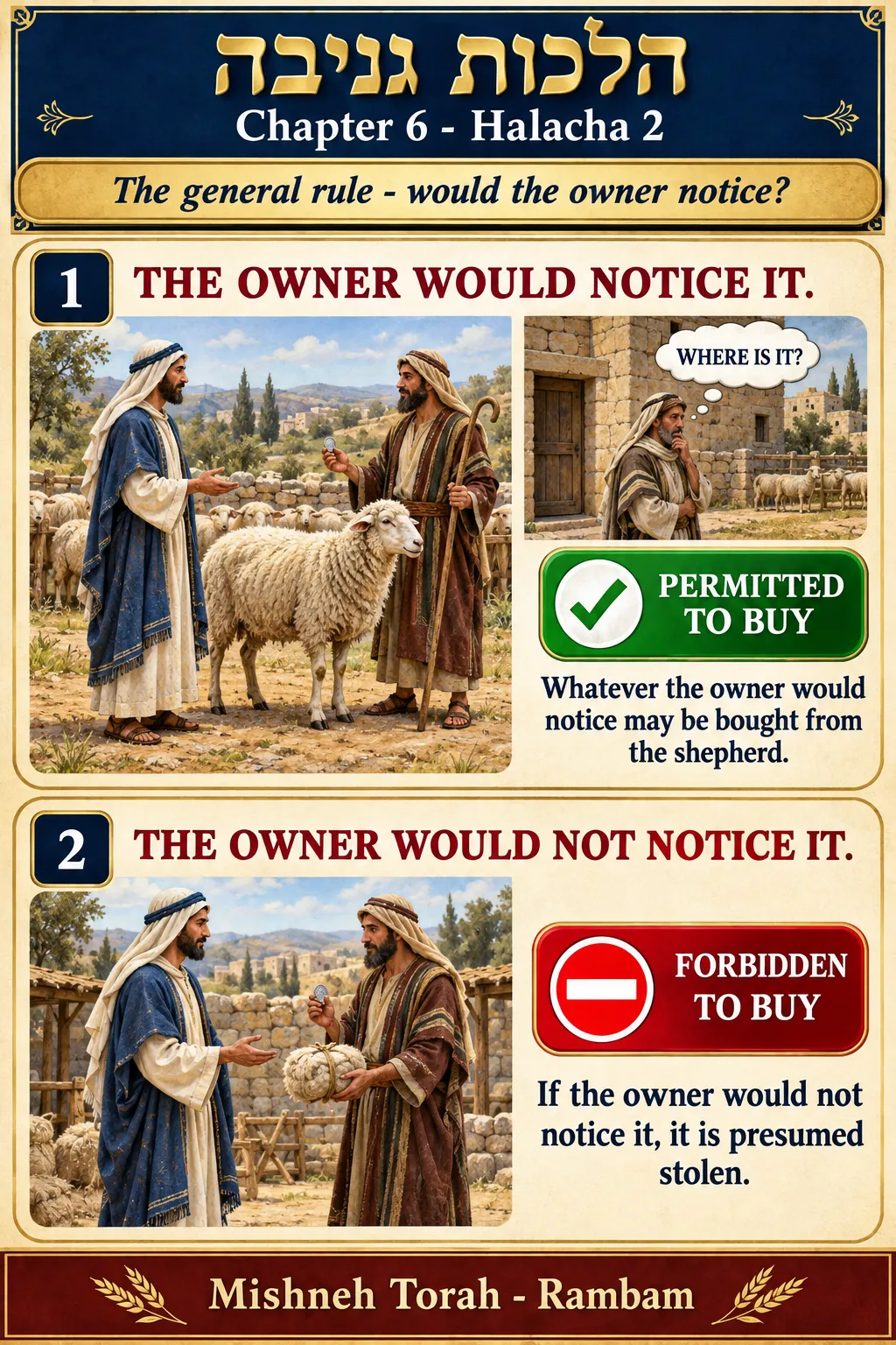 Infographic for halacha 6:2