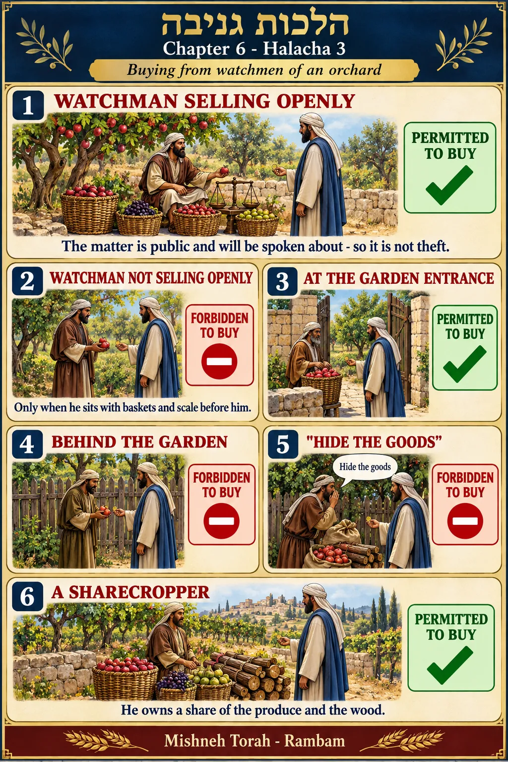 Infographic for halacha 6:3