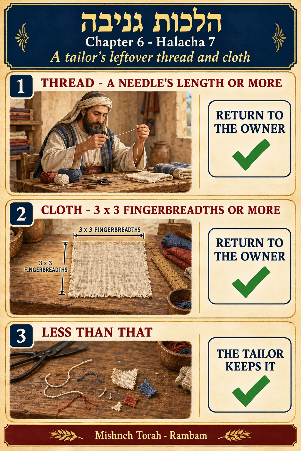 Infographic for halacha 6:7