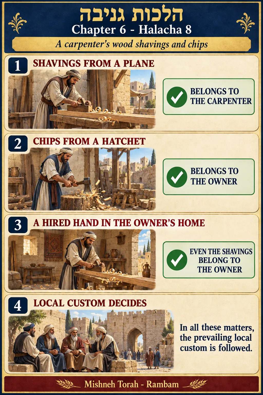 Infographic for halacha 6:8