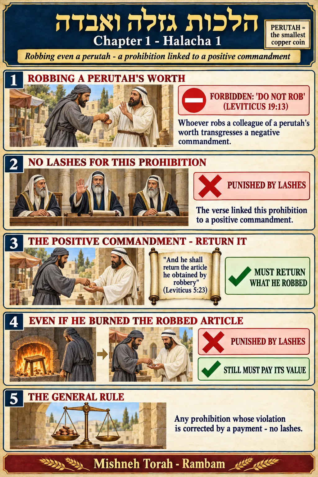 Infographic for halacha 1:1