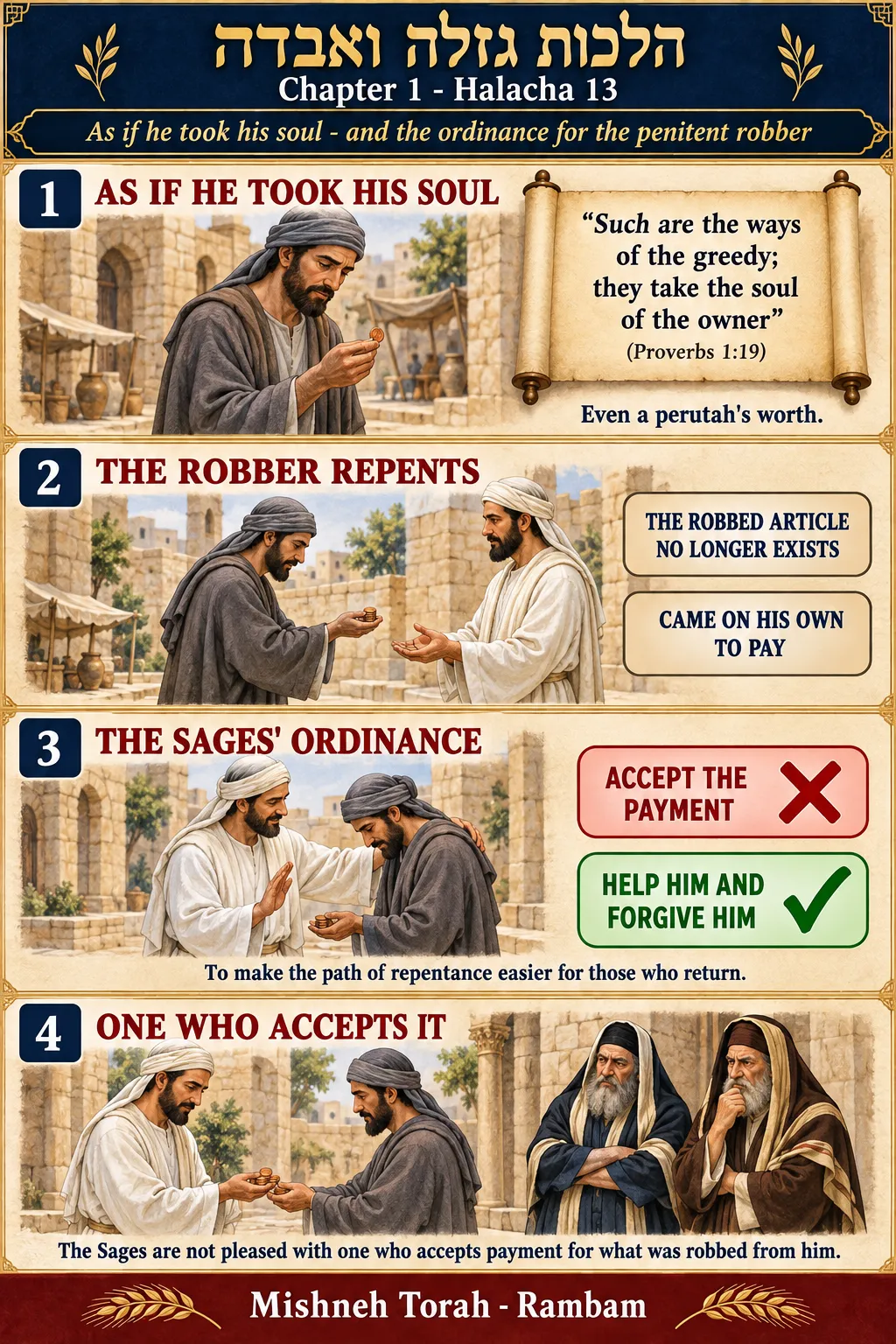Infographic for halacha 1:13