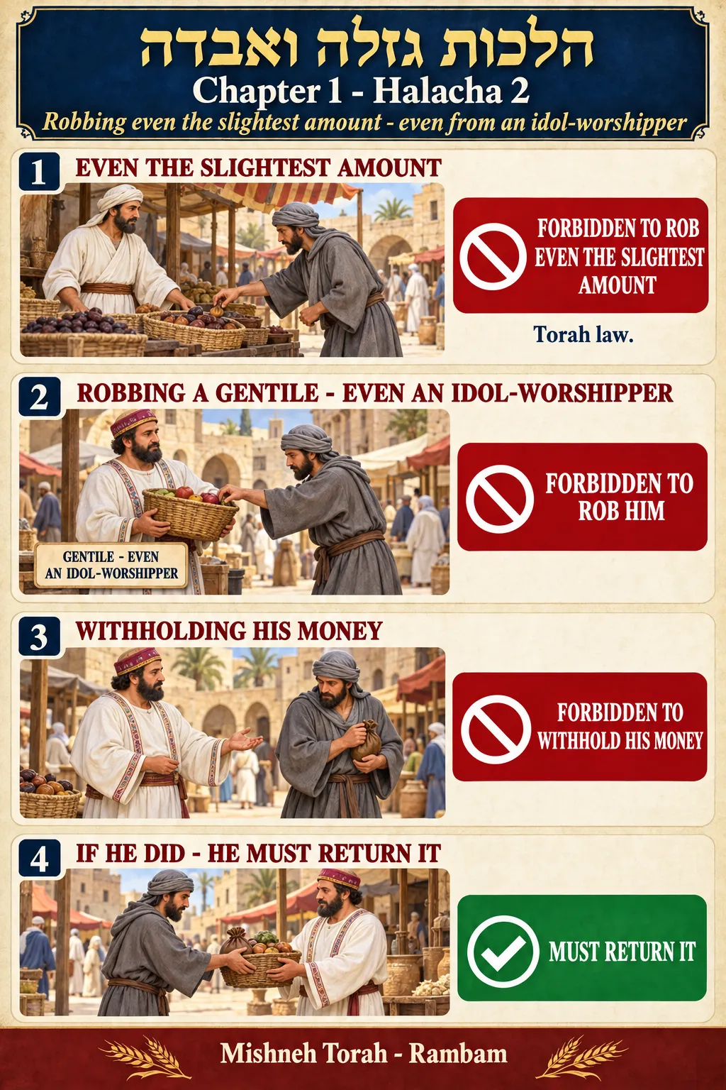 Infographic for halacha 1:2