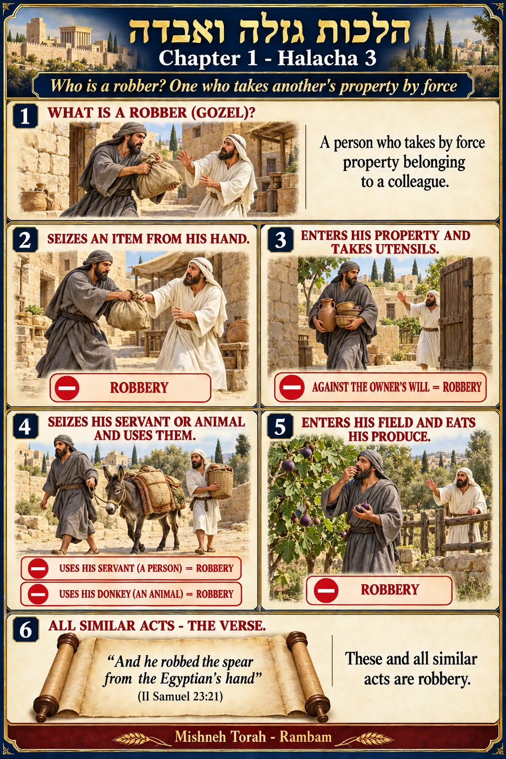 Infographic for halacha 1:3