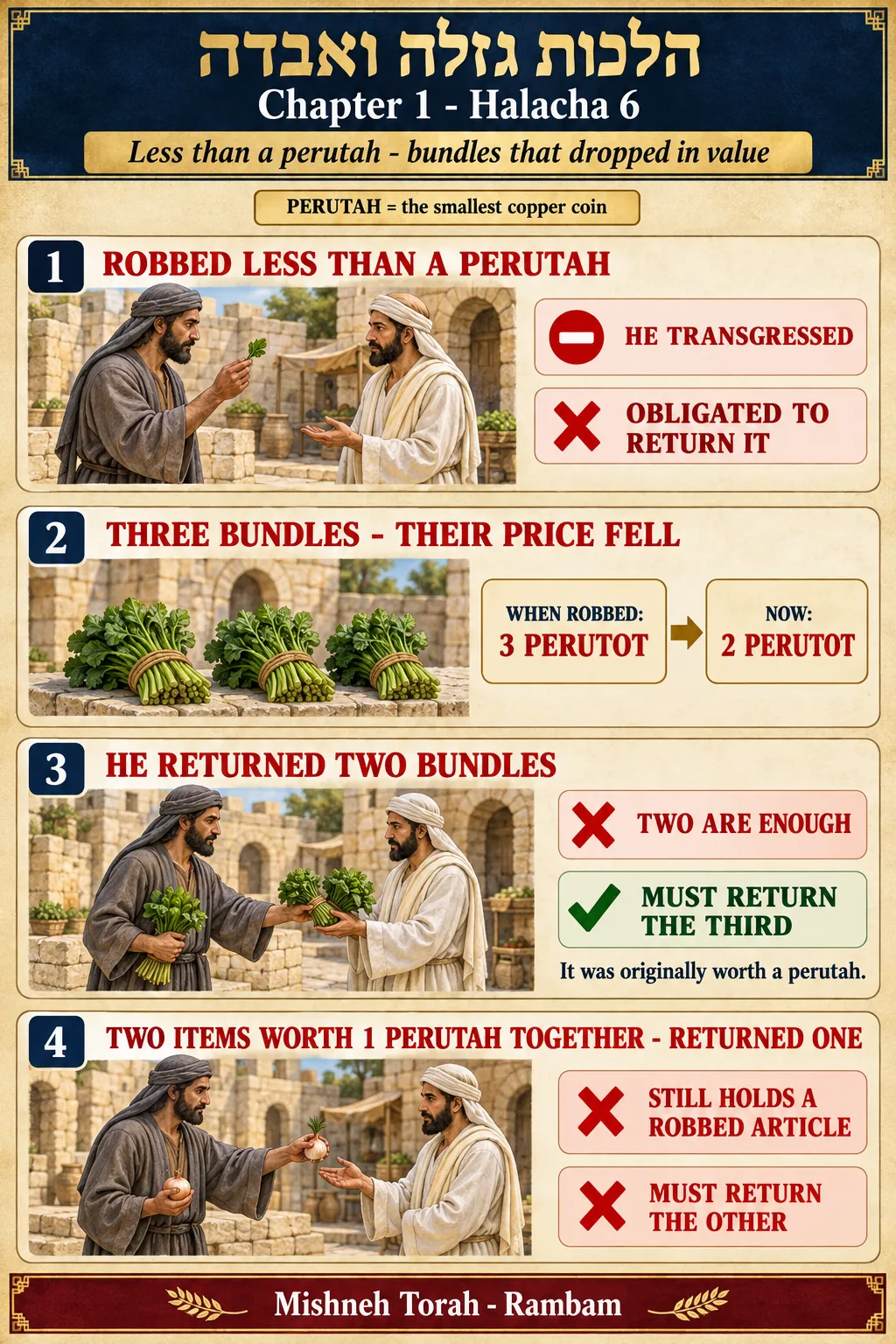 Infographic for halacha 1:6