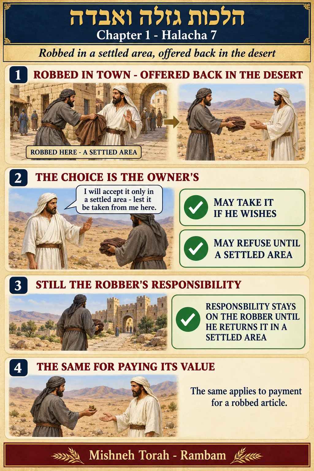 Infographic for halacha 1:7