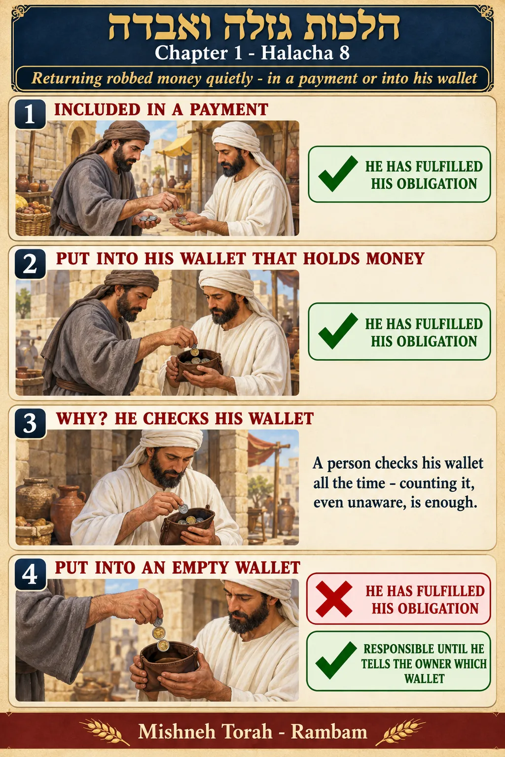 Infographic for halacha 1:8