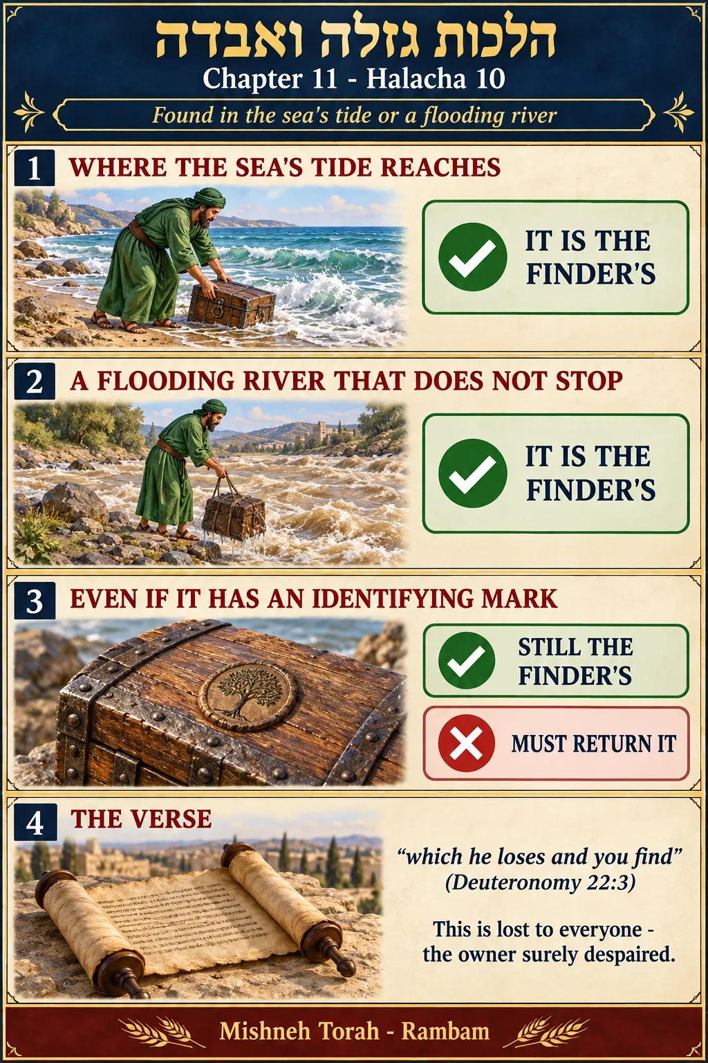 Infographic for halacha 11:10