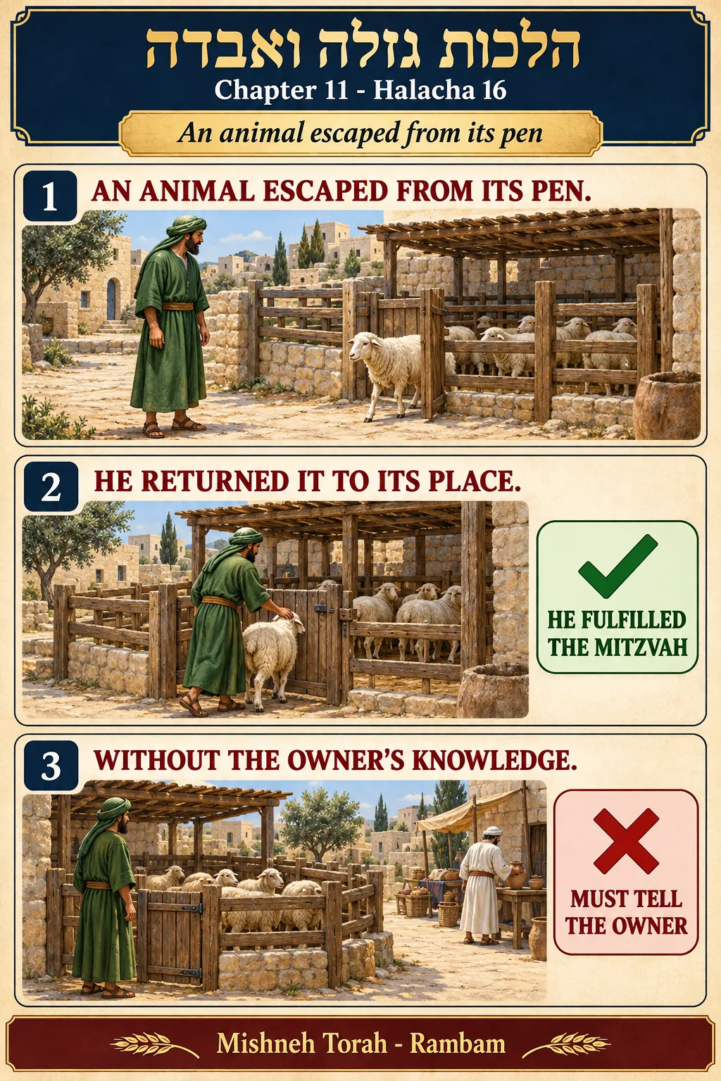 Infographic for halacha 11:16