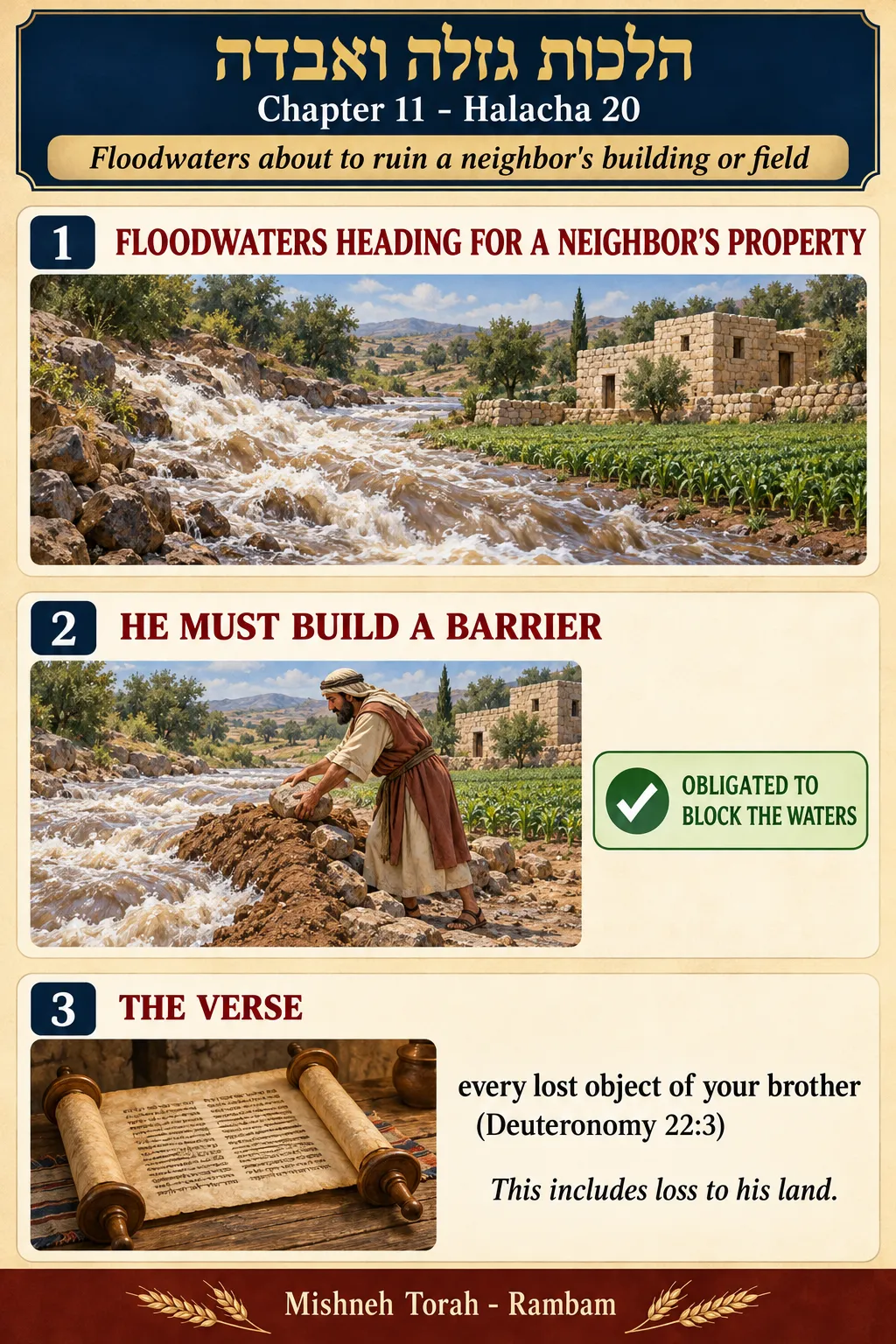 Infographic for halacha 11:20