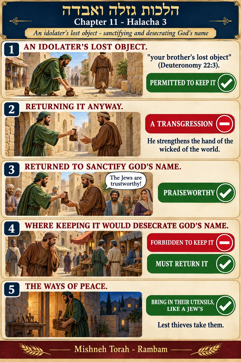 Infographic for halacha 11:3