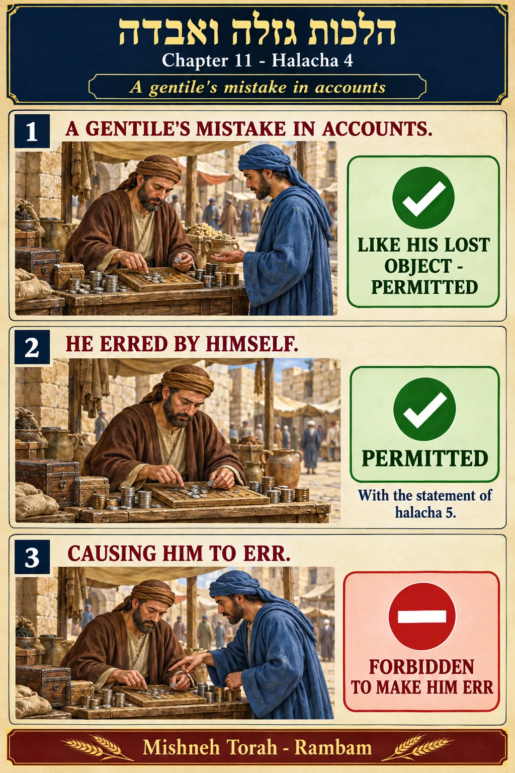 Infographic for halacha 11:4