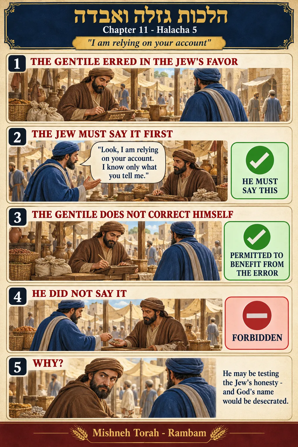 Infographic for halacha 11:5