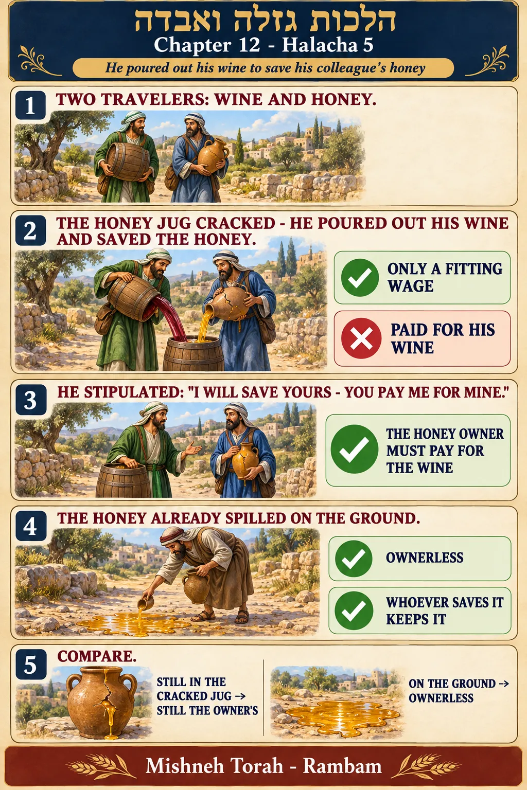 Infographic for halacha 12:5