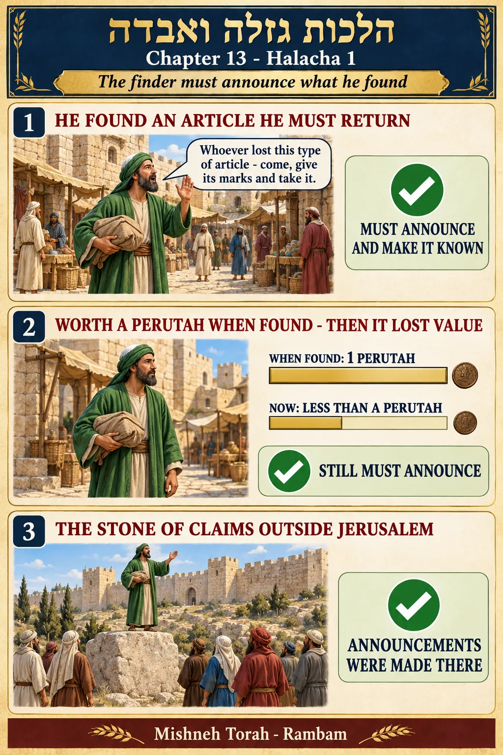 Infographic for halacha 13:1