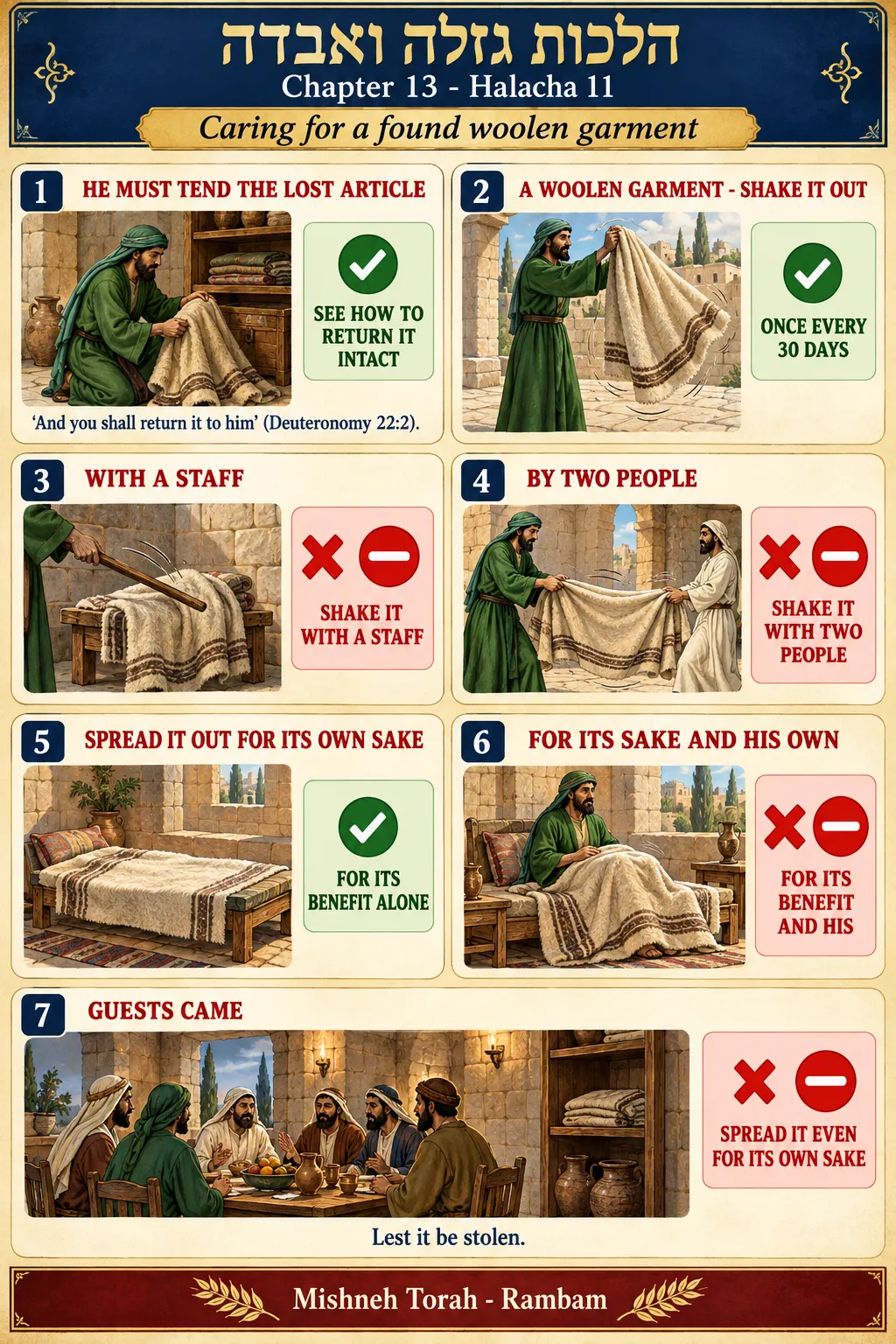 Infographic for halacha 13:11