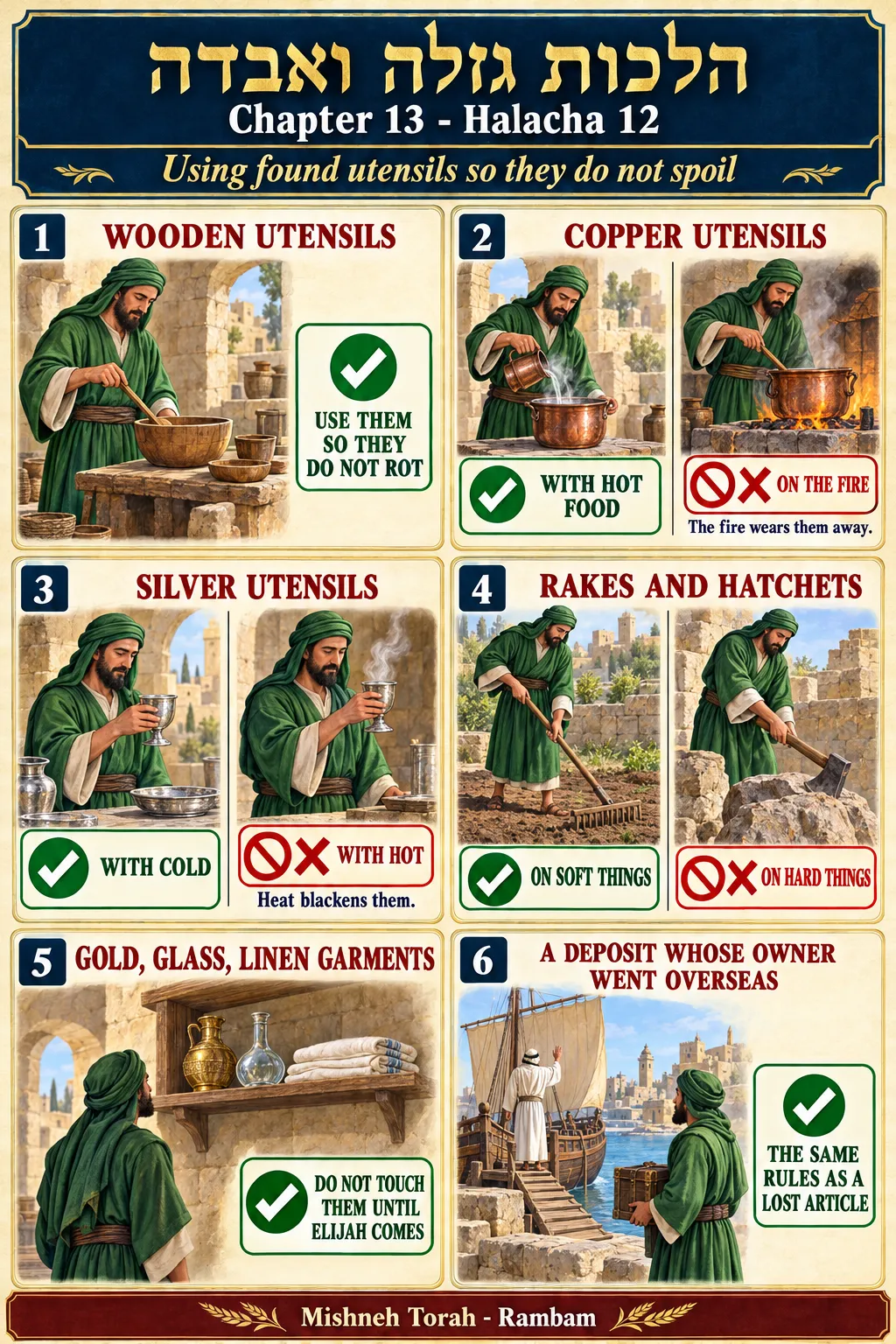 Infographic for halacha 13:12