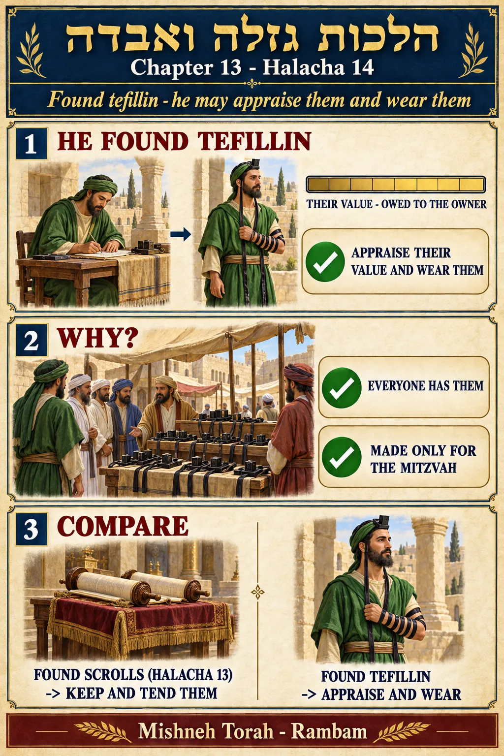 Infographic for halacha 13:14