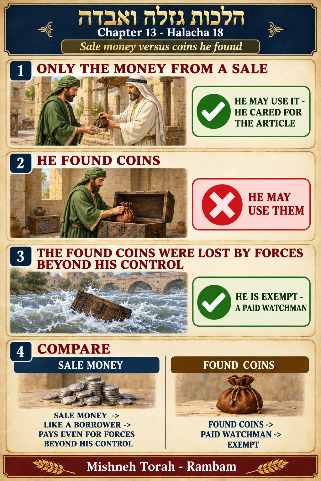 Infographic for halacha 13:18