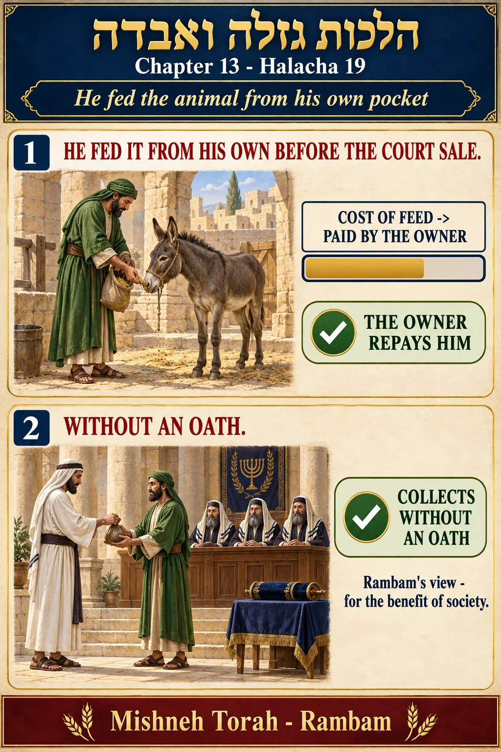 Infographic for halacha 13:19