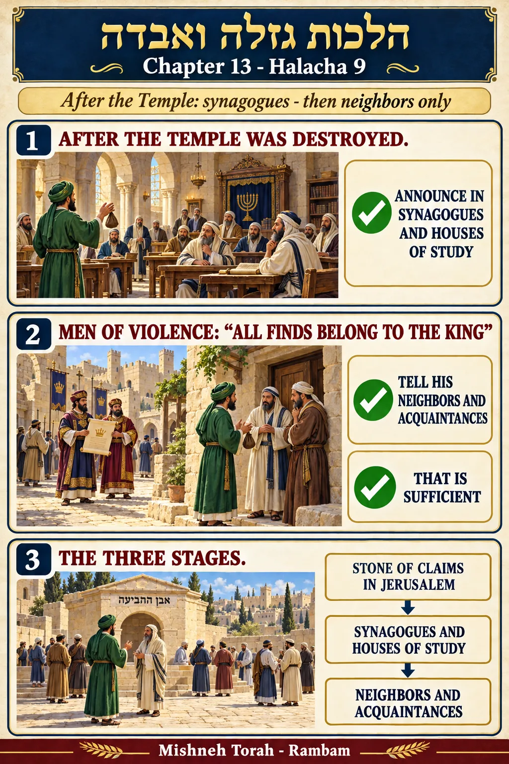 Infographic for halacha 13:9