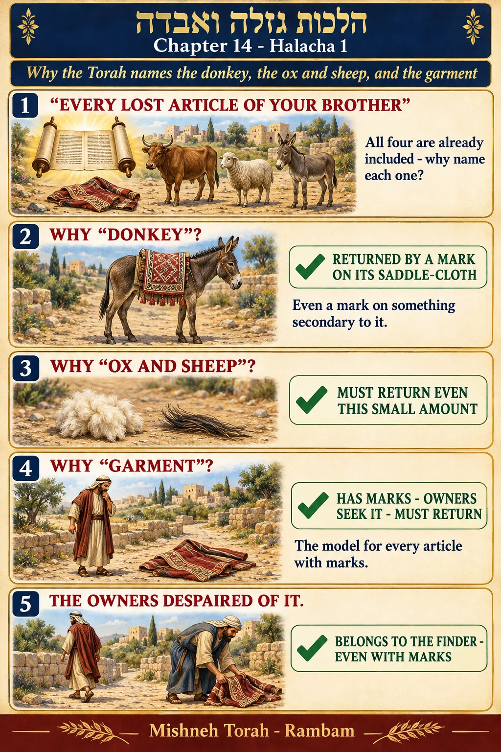 Infographic for halacha 14:1