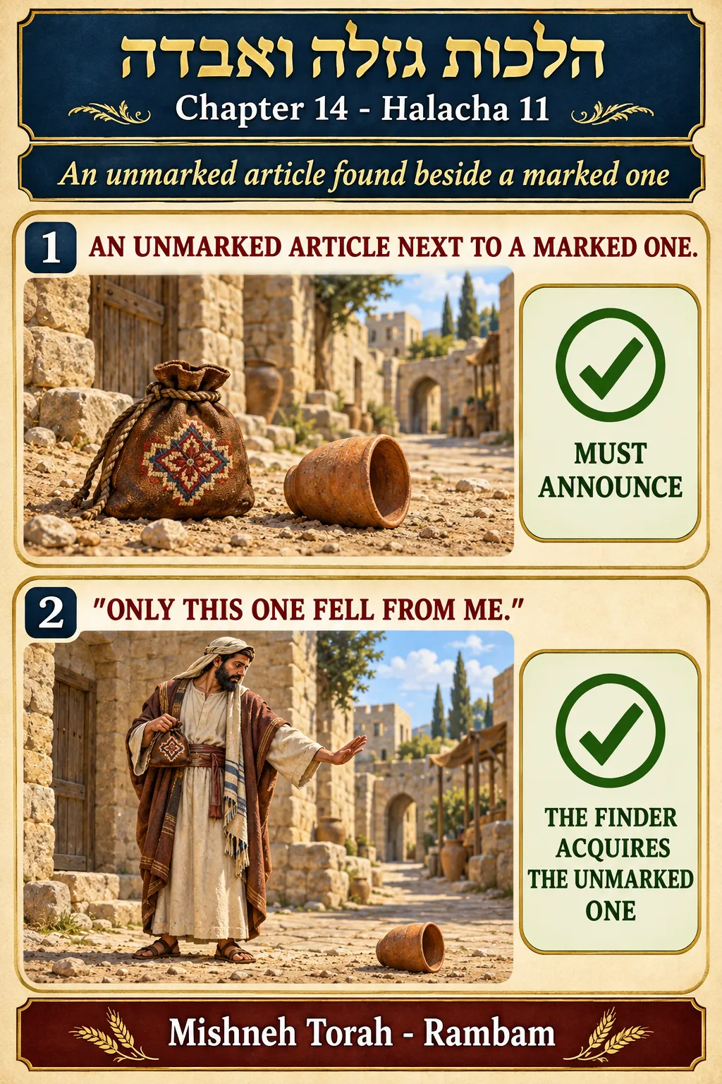 Infographic for halacha 14:11